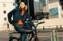 ナリフリ×リー ライダースデニムジャケット