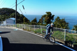 気合いを入れて走るシシャチョー