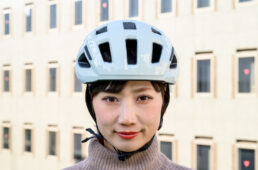 通気性の高い自転車ヘルメット