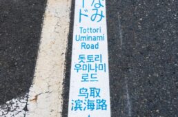 鳥取うみなみロードの案内標示