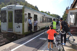 JR只見線　サイクルトレイン