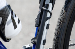 携帯ポンプは自転車に取り付けておくと便利