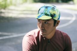 パールイズミ2024プリント サイクル キャップ