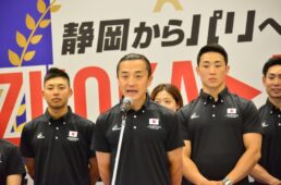 パリ五輪トラック代表候補選手　壮行会