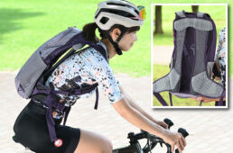 最新自転車用リュックの通気性