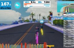 上り手前でのアタック