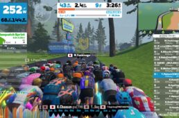 木下選手が集団を牽引