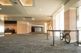 自転車を一時置けるスペース