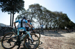 コース後半のエイドステーション