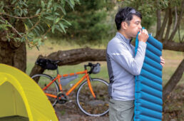 マットをふくらませる