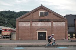 敦賀港の赤レンガ倉庫