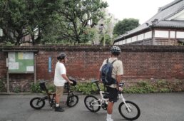 正徳寺を囲む煉瓦塀