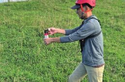 熊スプレーを使うトレーニング