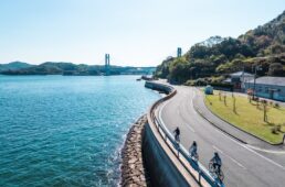 生名島から佐島へと向かう道