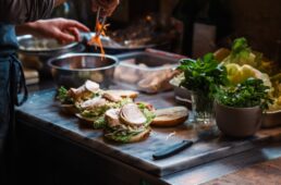 ベーグルサンド