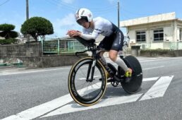 ジャイアントがトライアスロン・山岸穂高と機材サポート契約締結