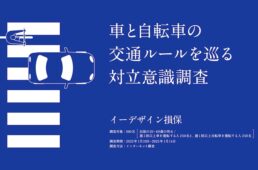 イーデザイン損保の車対自転車調査