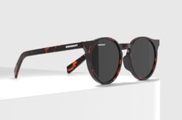 モーフィアス（ラウンド型）＋トータスフレーム＋ブラックレンズ