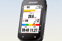 iGPSPORTのGPSサイクルコンピューター、自転車用ライト