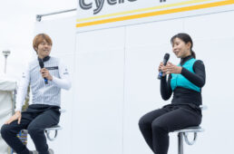 ギネスに挑戦した経緯などを話す篠さん