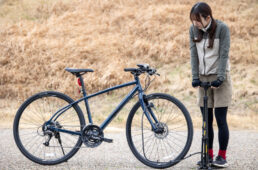 出発前の空気圧点検