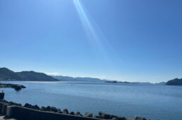 佐田岬から見た宇和島方面