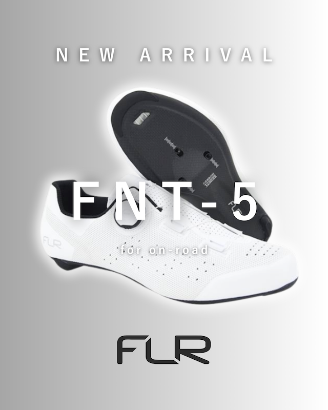 FLR サイクリングシューズ（FNT-5） 42（27cm） FLR ( エフエルアール ) ビンディングシューズ FNT-5 ホワイト
