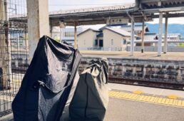 輪行にて帰路に着く