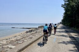 氷見から雨晴海岸までの湾岸ルート
