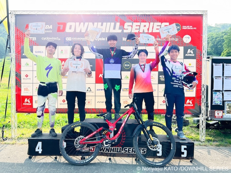 ダウンヒルシリーズ2025 第4戦 白馬岩岳MTB PARKで土屋聖眞が