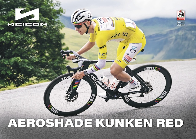 シーコン AERO TECH XL ポガチャルUAE Team 自転車サングラス 国内限定96本の超希少アイウェア！ポガチャルの世界選手権制覇を