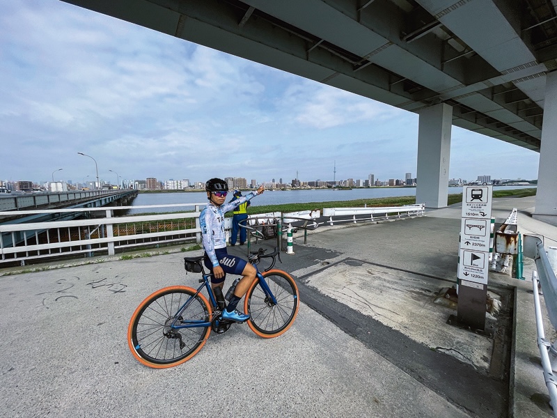 荒川の左岸部