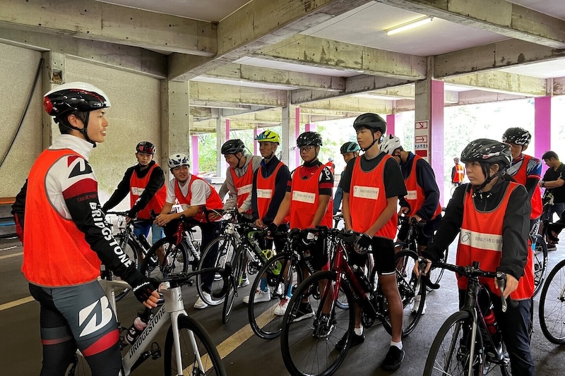 ブリヂストンサイクルが自転車競技ジュニアセイフティスクールに協賛