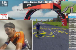 ゴール直後の西谷店長