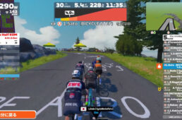 優勝候補者が作る先頭集団