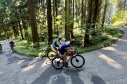 最初の激坂区間