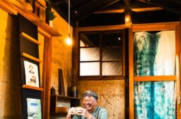 ベーグルをいただく