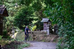檜隈寺跡を行く