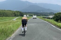 豊川河川敷を北上