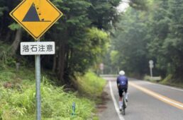 茶臼山へ向かう高原道路