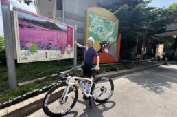 茶臼山高原スキー場へ到着