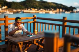 ハイボールを飲むシシャチョー