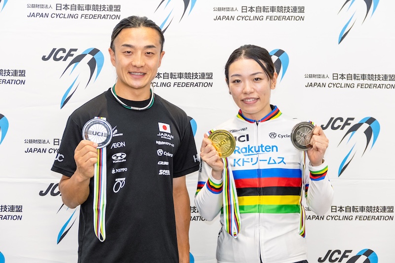 佐藤水菜&窪木一茂メダル獲得記者会見