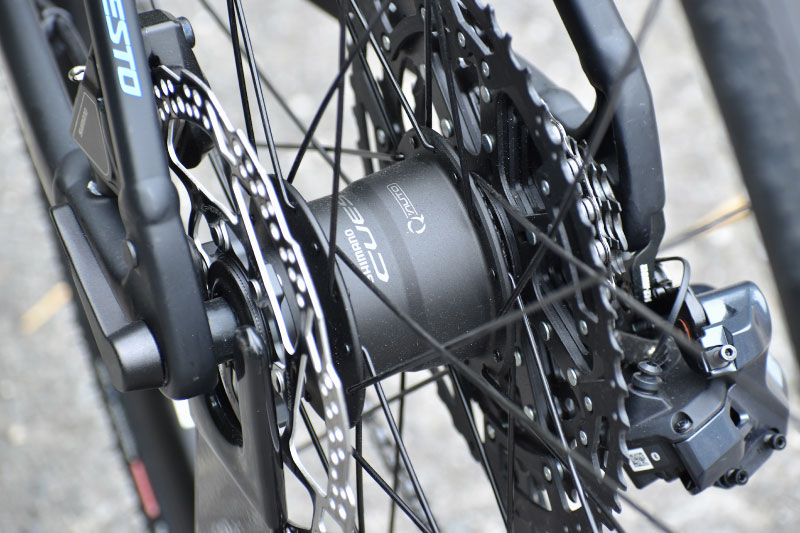 クオートの核となるリヤハブ