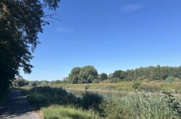 ベルギーのサイクリングロード