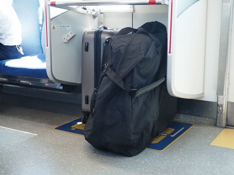 東京モノレールの車内