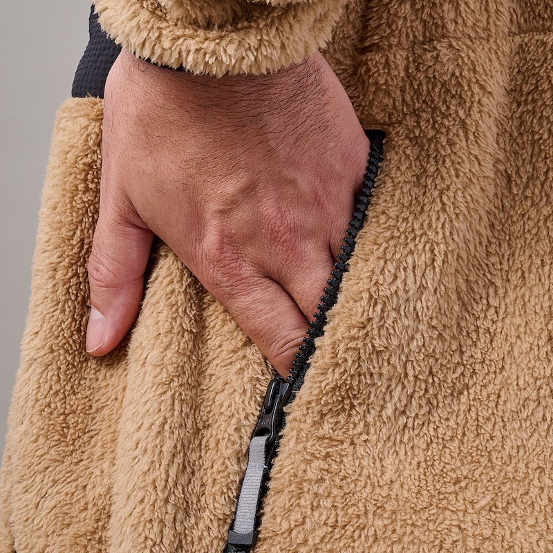 パールイズミ　バリア フリース パーカー