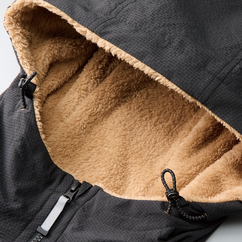 パールイズミ　バリア フリース パーカー