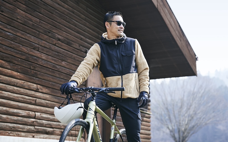 パールイズミ　バリア フリース パーカー