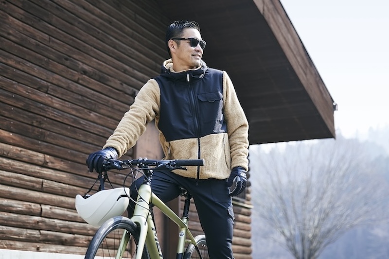 パールイズミ ナイロン フリース 切替 ハーフジップ サイクルウェア パールイズミ2025秋冬「バリア フリース パーカー」発売｜サイクル